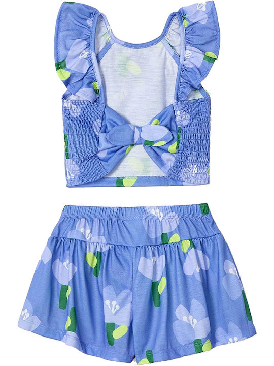 Mayoral Kids Set with Blue Shorts 2 Pieces
