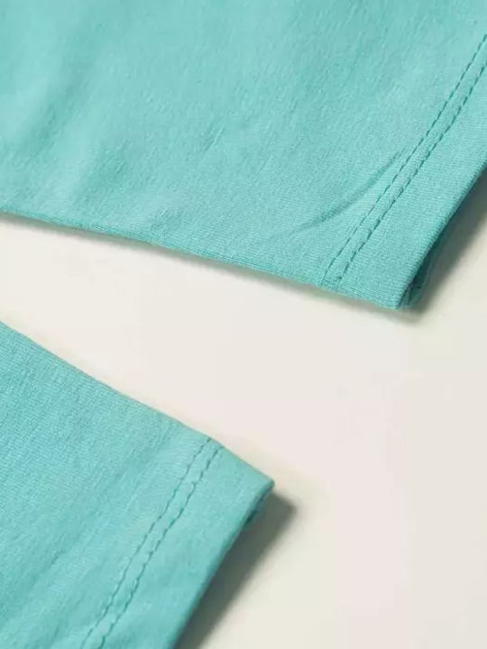 Kinder-Set mit Leggings Sommer 3Stück Blau