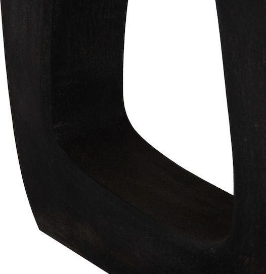 Santorini Ovaler Esszimmertisch Holz mit Betonskelett 180x91x76cm