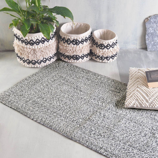 Rythmos Almira Χαλί Ορθογώνιο Βαμβακερό Beige 60x120cm