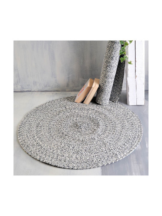 Rythmos Almira Teppich Rund Baumwolle Beige
