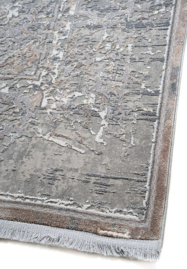 Klonaras Luxurious Silk 5991 Teppich Rechteckig Seide Grey Beige