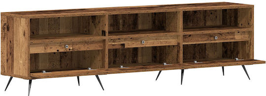 TV Stand Made of Metal & Reclaimed Wood L150xD30xH44.5cm