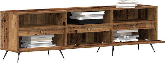 TV Stand Made of Metal & Reclaimed Wood L150xD30xH44.5cm