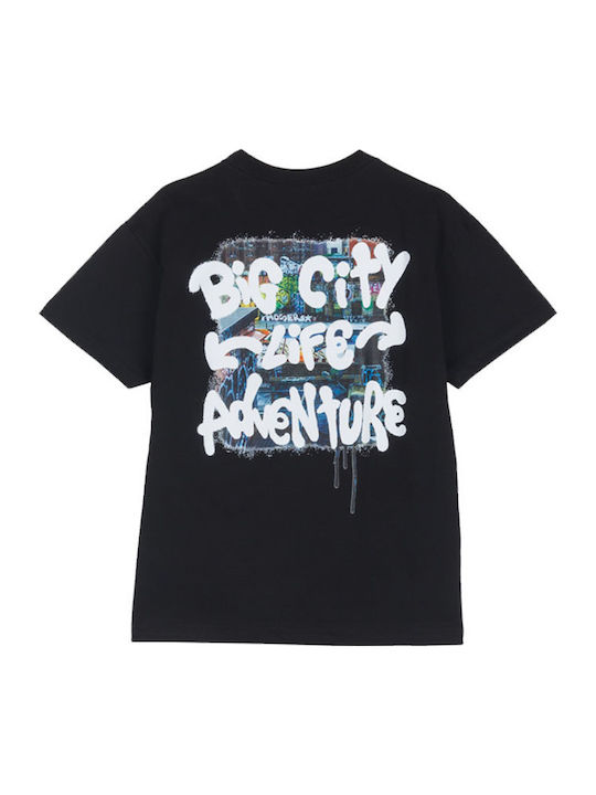 Kinder-Set mit Shorts Sommer 2Stück Black Adventure