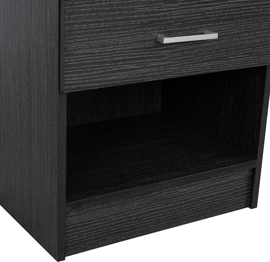 Κομοδίνο Laney Ξύλινο Zebrano 45x35.5x47cm