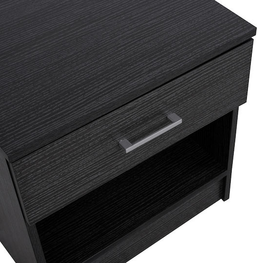 Κομοδίνο Laney Ξύλινο Zebrano 45x35.5x47cm