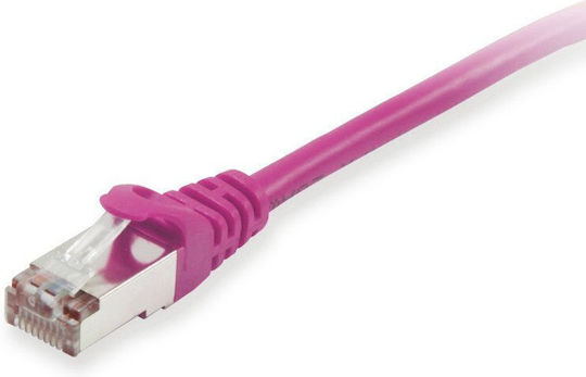 Equip S/FTP Cat.6a (Gigabit) Мрежов Кабел Ethernet 0.5м Лилав