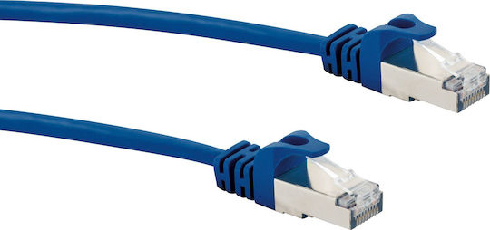 Schwaiger S/FTP Cat.8 40Gbps Network Cable Ethernet 2m Blue