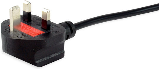 Equip IEC C14 - IEC C13 Кабел 5м Черен (112302)