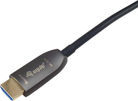 Equip HDMI 2.1 Ultra High Speed 48Gbps 4K 120Hz HDR VRR Cable HDMI Male - HDMI Male 25m Black