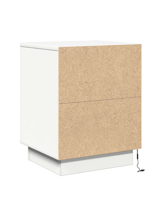 Nachttische White 2Stück 39x34.5x50cm