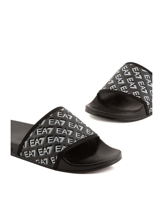 Emporio Armani Slides Μαύρα