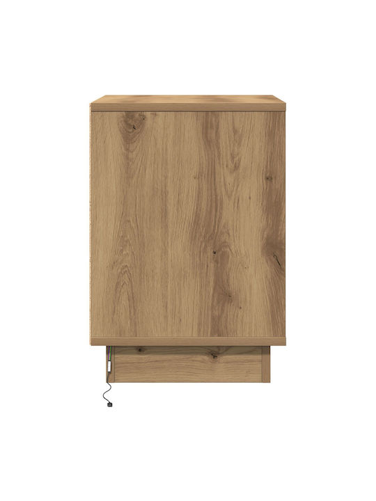 Nachttische Brown Oak 2Stück 39x34.5x50cm