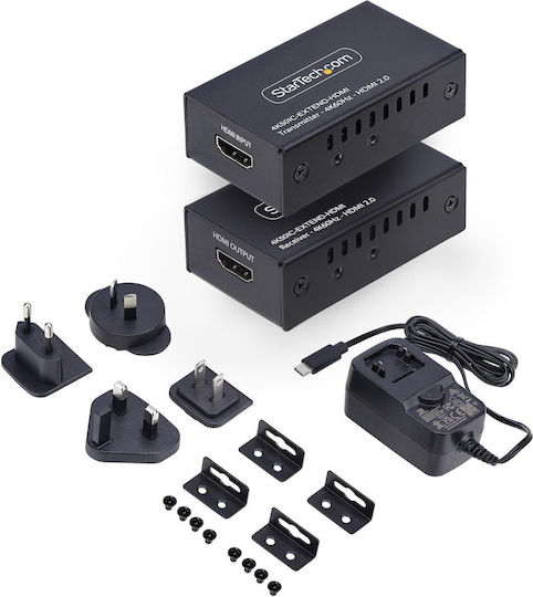 Startech 4k50ic-extend-hdmi Av Extender Transmitter Receiver Black