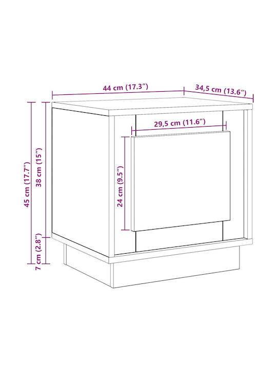Nachttisch Artisan Oak 44x34.5x45cm