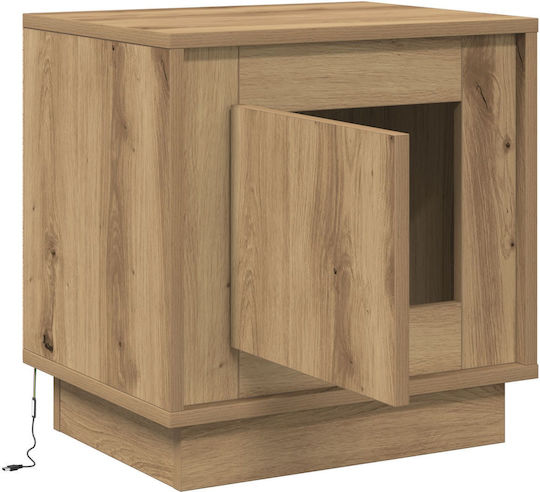 Κομοδίνο Ξύλινο Artisan Oak 44x34.5x45cm