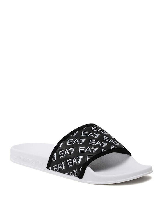 Emporio Armani Slides Μαύρα
