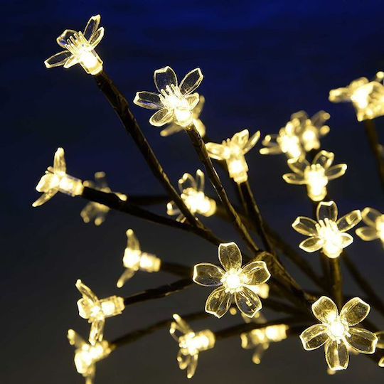 Christmas Decorative Illuminated Cherry Tree Natural Appearance 14cm Electric Black