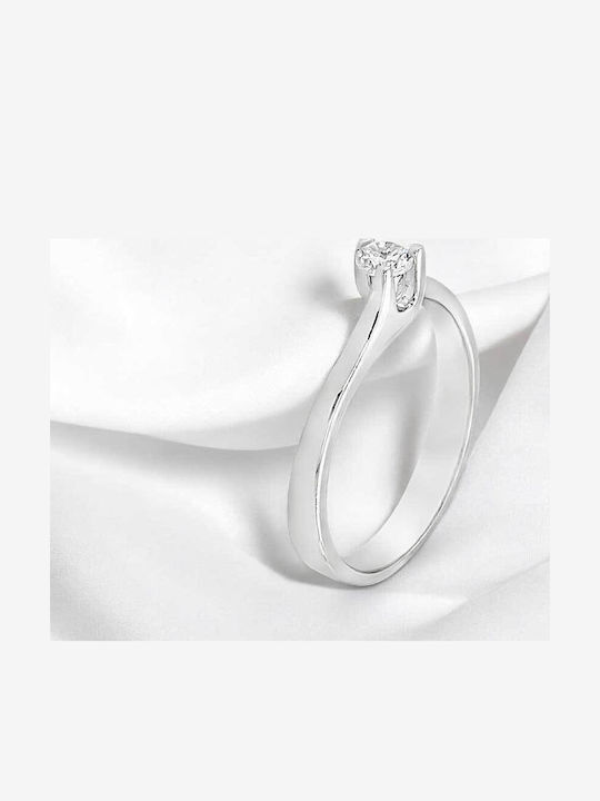 Xryseio Einzelstein aus Weißgold 14K