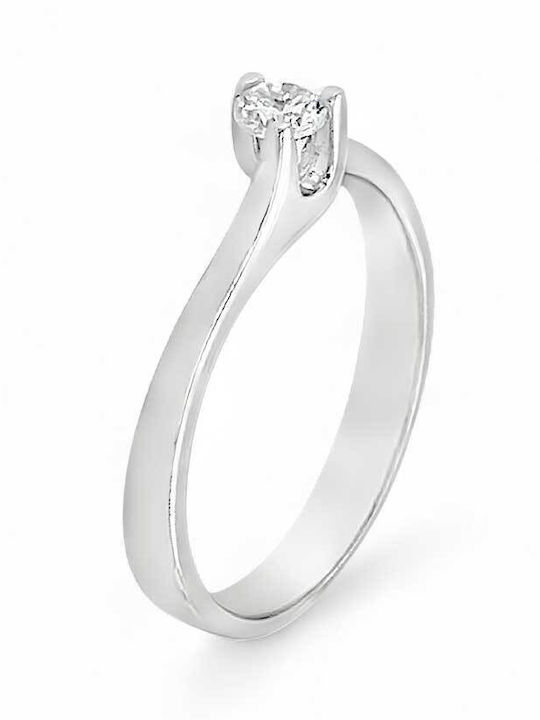 Xryseio Einzelstein aus Weißgold 14K