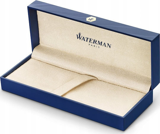 Waterman Writing Pen Fine Blue made of Steel with Blue Ink