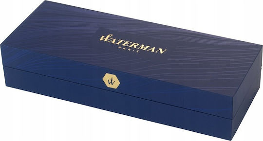 Waterman Writing Pen Fine Blue made of Steel with Blue Ink
