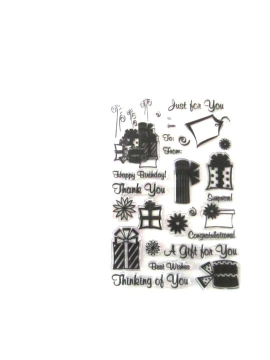 Christmas Stamp Stickers - 26 pcs