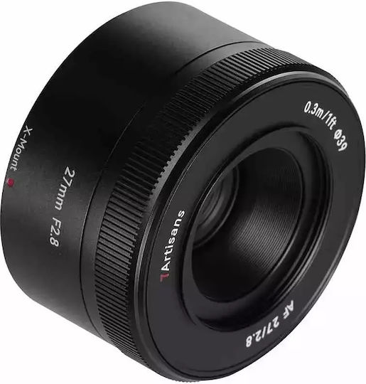 7artisans Crop Φωτογραφικός Φακός Σταθερός για Fujifilm X Mount Μαύρος