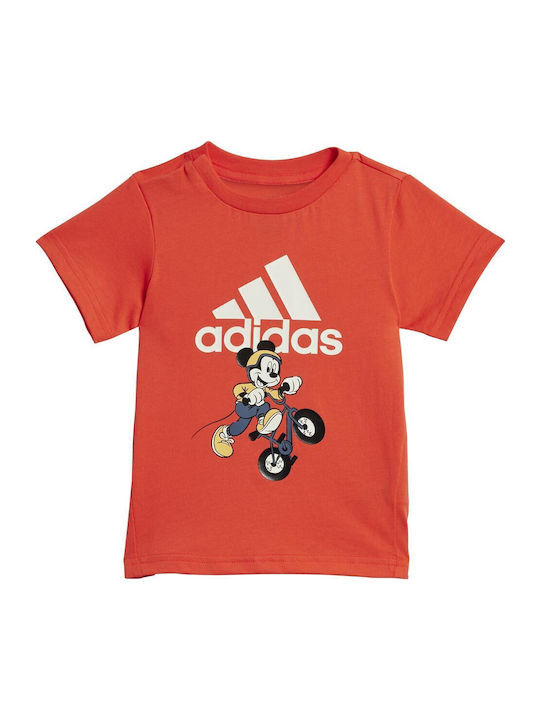 adidas Kinderbekleidungssets mit Shorts Bright Rot 2 Stück