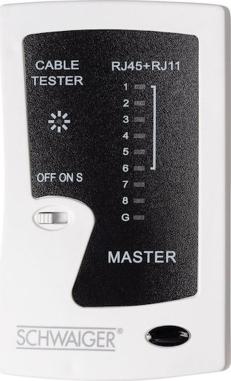 Schwaiger Network Cable Tester RJ45 / RJ11