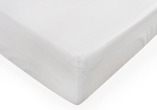 Matex Kinderbettlaken Mit Gummizug Weiß 120x190cm Matex Kinderbettlaken Mit Gummizug Weiß 120x190cm