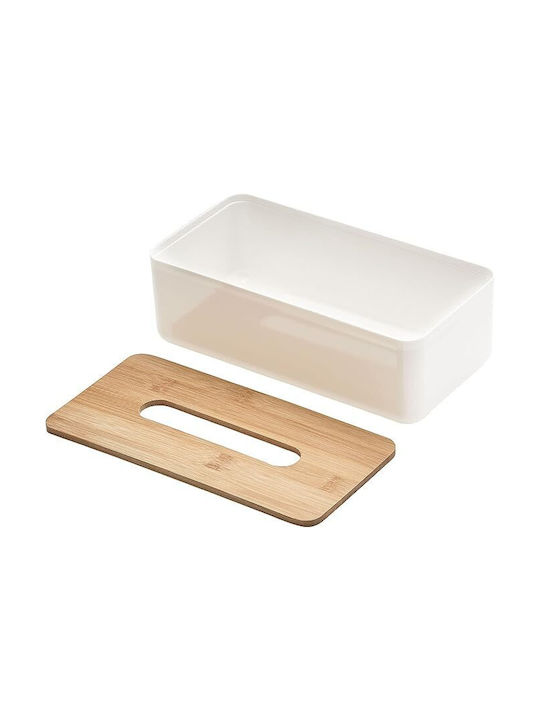 Eurocasa Plastic Tissue Holder 6724 White 26x13x9cm