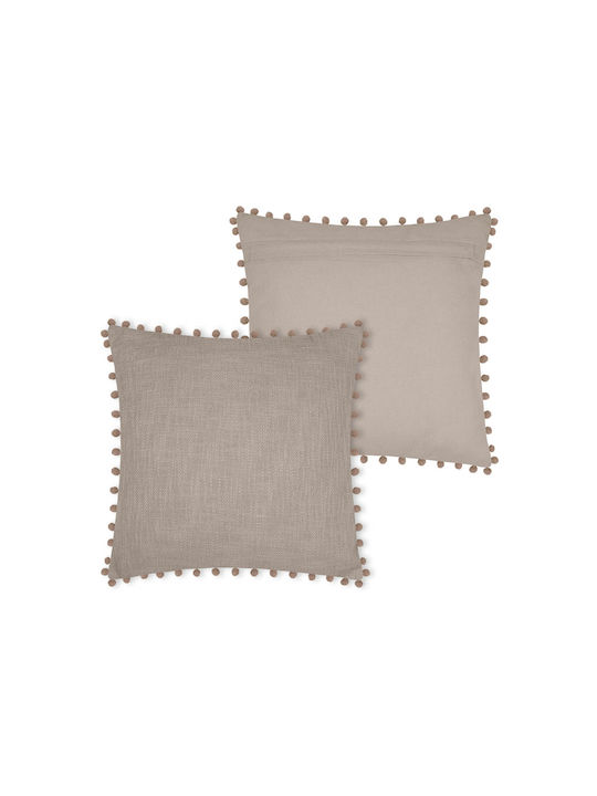 Sofa Cushion S-f Sanchez 100% Cotton Naturel 40x40cm