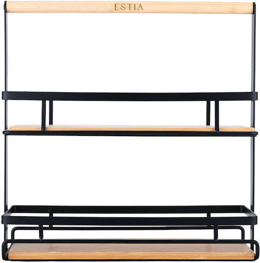 Estia Επιτραπέζια Βάση Bamboo 22x4.7x29.5εκ. Μαύρη