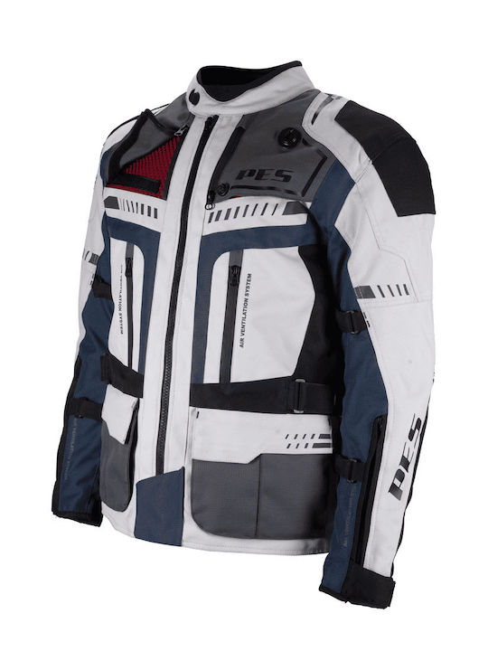 Carpathian Series Bărbătesc Geacă de motocicletă 4 Sezoane Waterproof Gri