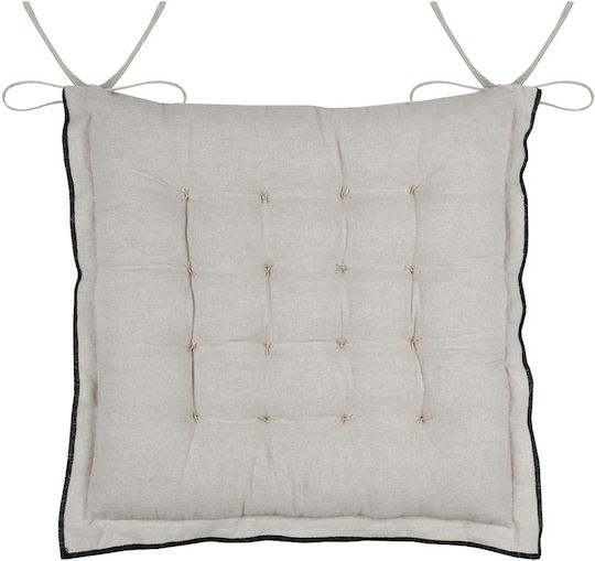 Garden Chair Cushion Naturel Naturel 38x38cm