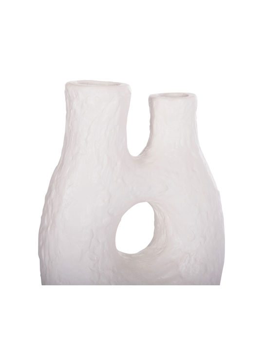HomeMarkt Decorative Vase Namentis White 27x13.5x37cm