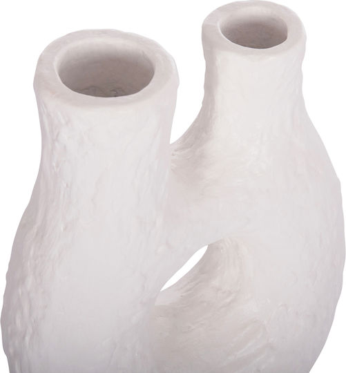 HomeMarkt Διακοσμητικό Βάζο Keramik Namentis Weiß 27x13.5x37cm 1Stück