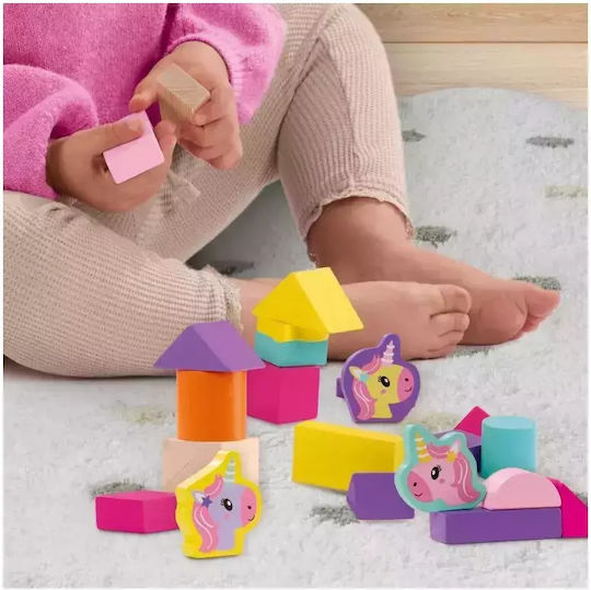 Ses Creative Дървени Конструктори Unicorn за 1+ Години 52 Бройки