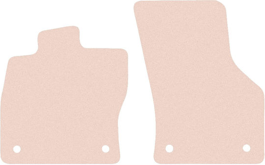 Wielganizator Front Mats 2pcs for Volkswagen Arteon 2017 Beige