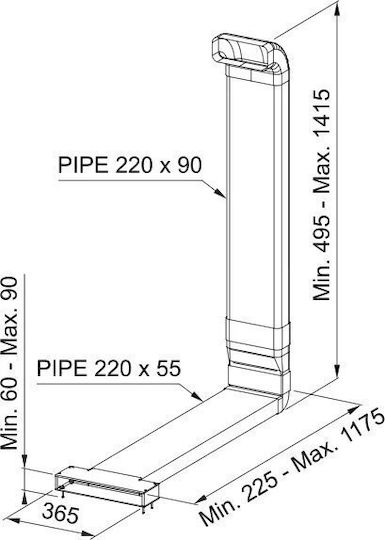 Franke Kit Vent Hood Compatible with Franke
