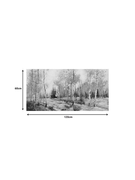 Inart Fortree Εξάπτυχος Πίνακας σε Καμβά 120x60cm