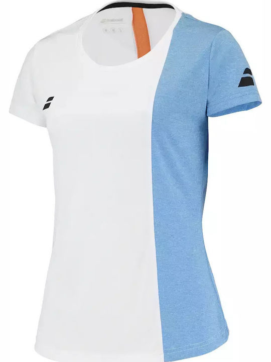 Play Women's Athletic Blouse Short Sleeve White