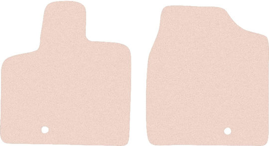 Wielganizator Vordere Matten 2Stück aus Gummi für Volkswagen Routan 2008-2015 Beige