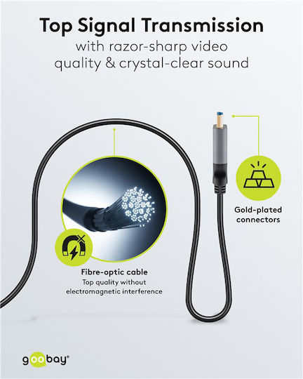 Goobay HDMI 2.1 Ultra High Speed 48Gbps 4K 120Hz HDR VRR Cable HDMI Male - HDMI Male 40m Black