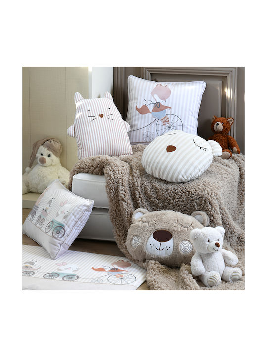 Sofa Cushion S-f Chabichou in 100% Cotton Chabichou 35x45cm