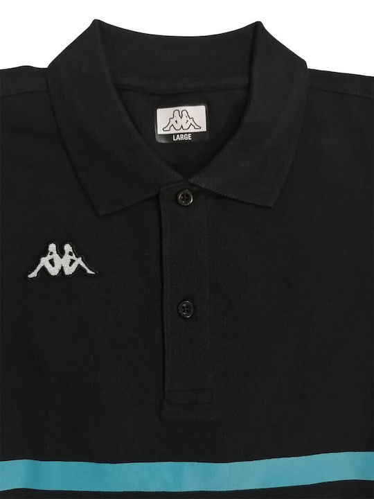 Feystripe Polo Short Sleeve T-shirt Black