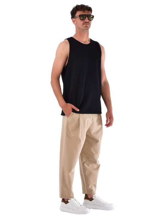 Men's Short Sleeve Blouse Black