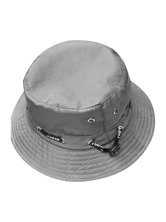 Summertiempo Fabric Men's Hat Bucket Style Gray